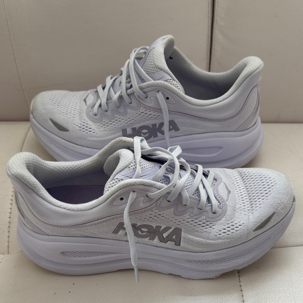 Hoka Women's White Athletic Shoes